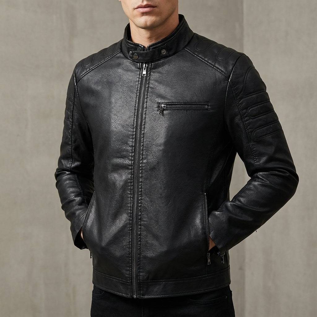 PHILIP™ | Veste zippée pour homme, style moto