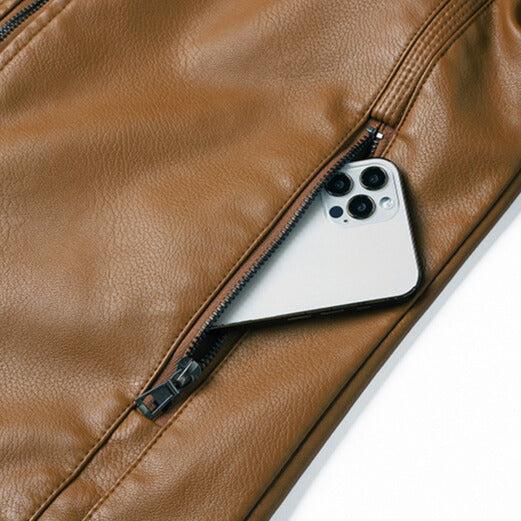 PHILIP™ | Veste zippée pour homme, style moto