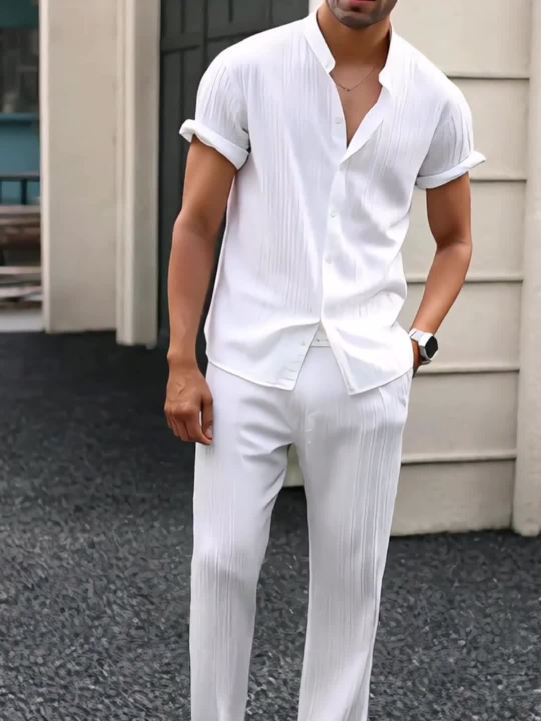 PHILIP™ | Ensemble coordonné en tissu côtelé pour homme