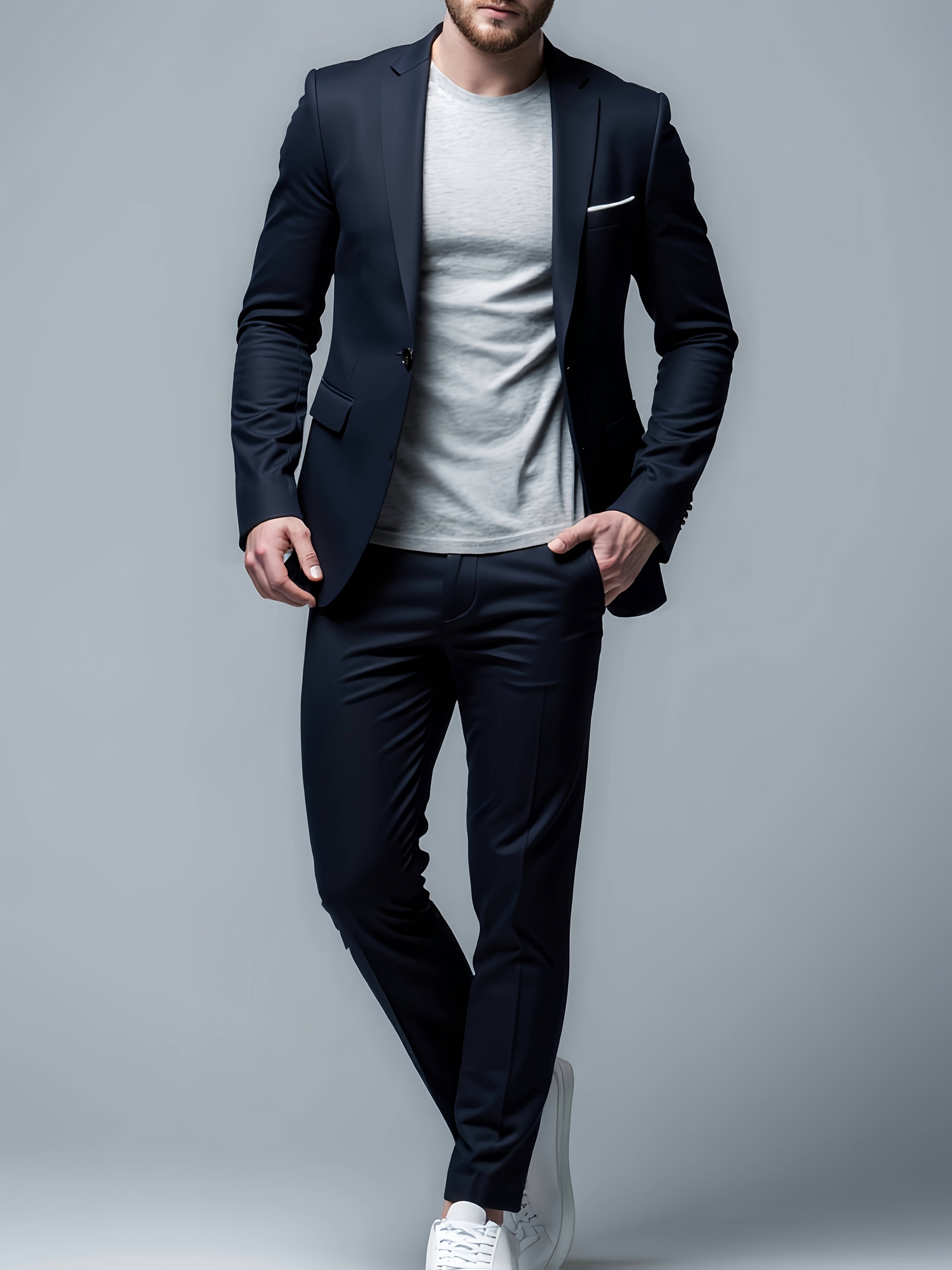 PHILIP™ | Costume extensible à deux boutons pour homme