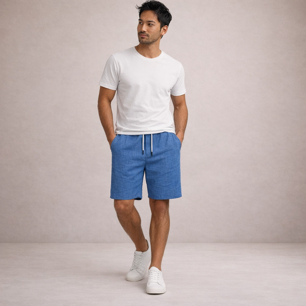 PHILIP™ | Short décontracté en lin