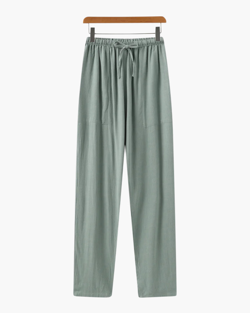 PHILIP | Pantalon en lin coupe ajustée
