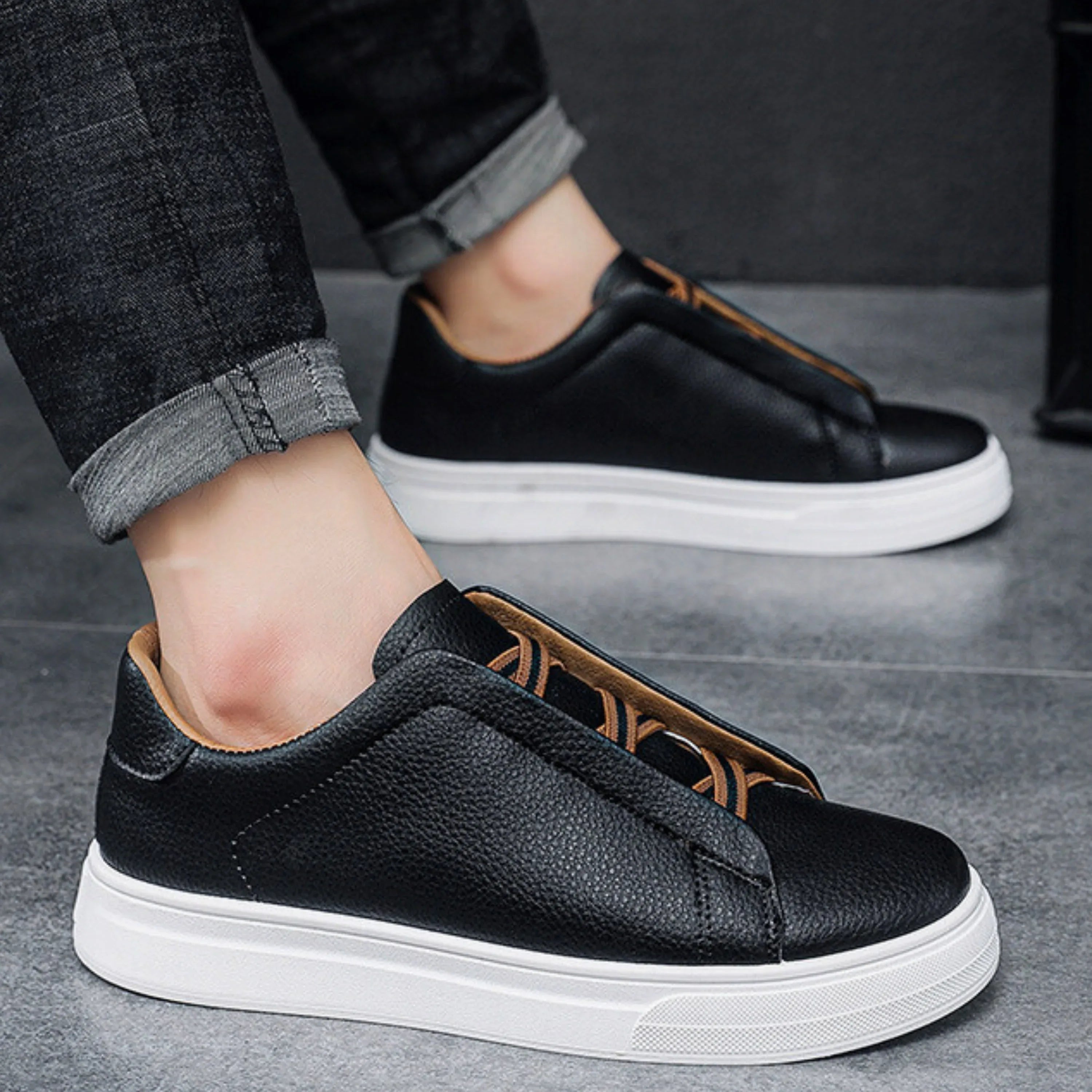 PHILIP™ | Chaussures de tennis sans lacets pour homme