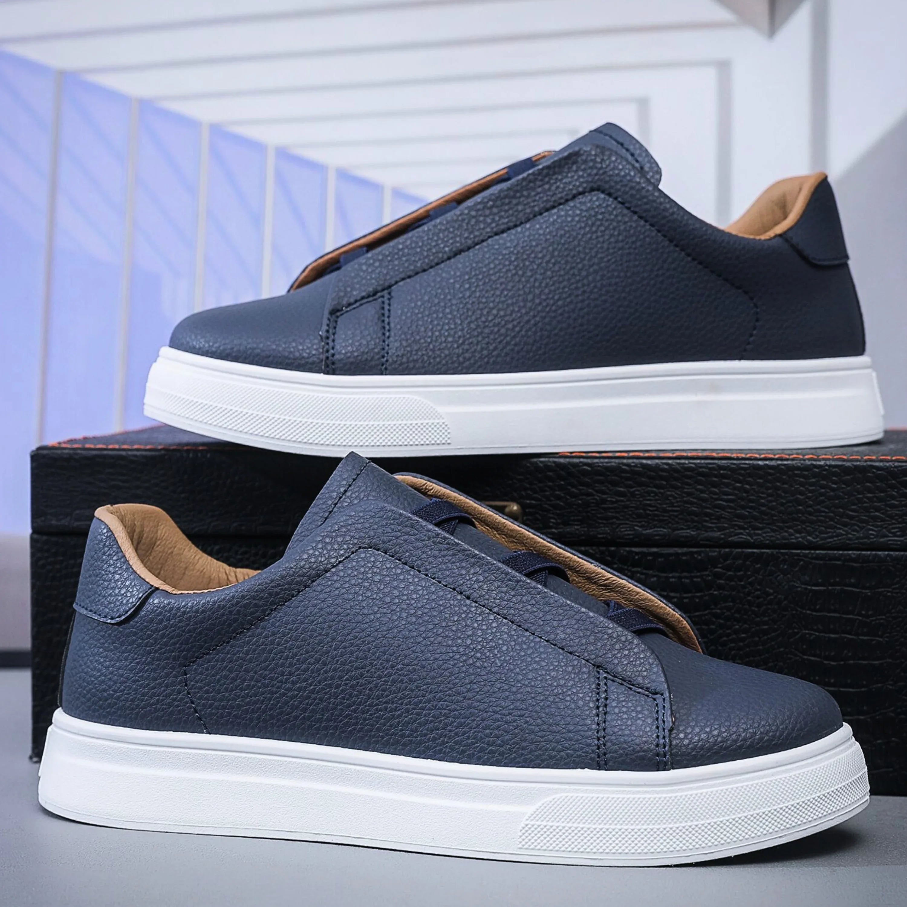 PHILIP™ | Chaussures de tennis sans lacets pour homme