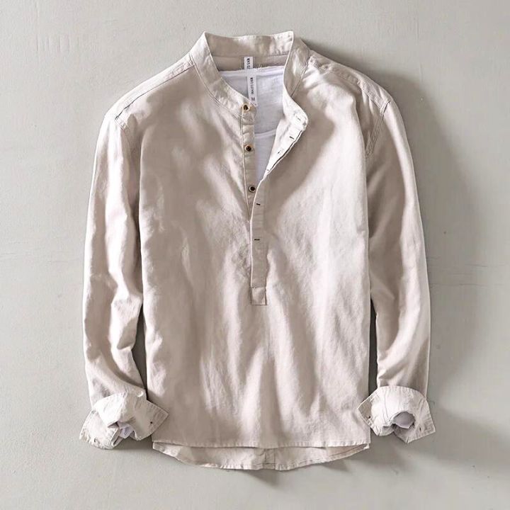 PHILIP | CHEMISE EN LIN MINIMALISTE