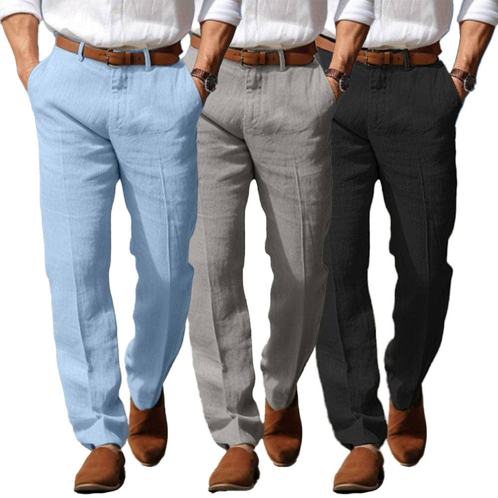 PHILIP | PANTALONS EN LIN DE HAUTE QUALITÉ