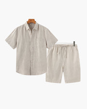 PHILIP | ENSEMBLE EN LIN (SHORTS)