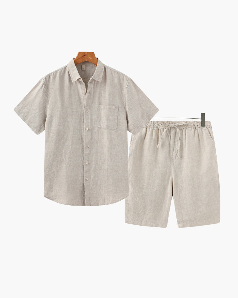 PHILIP | ENSEMBLE EN LIN (SHORTS)