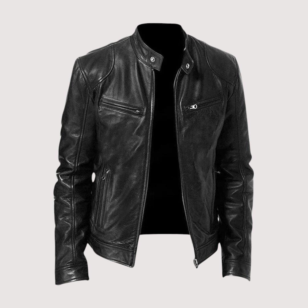 PHILIP | VESTE EN CUIR ÉLÉGANTE