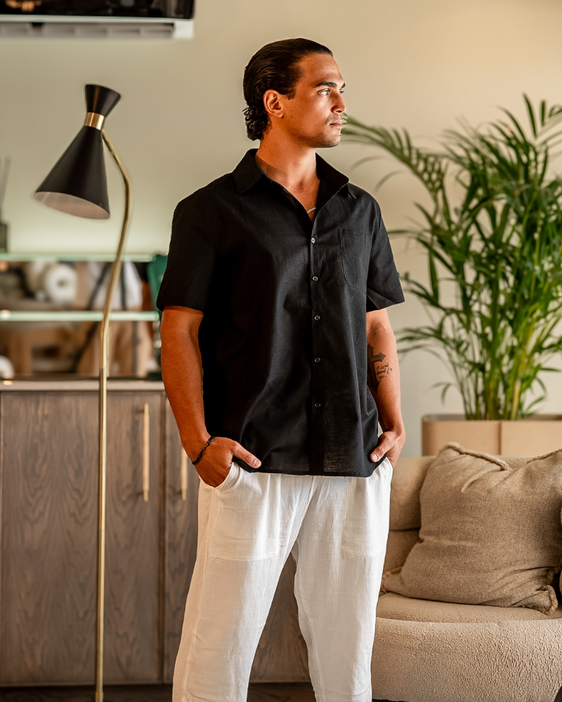 PHILIP | CHEMISE EN LIN (MANCHES COURTES)