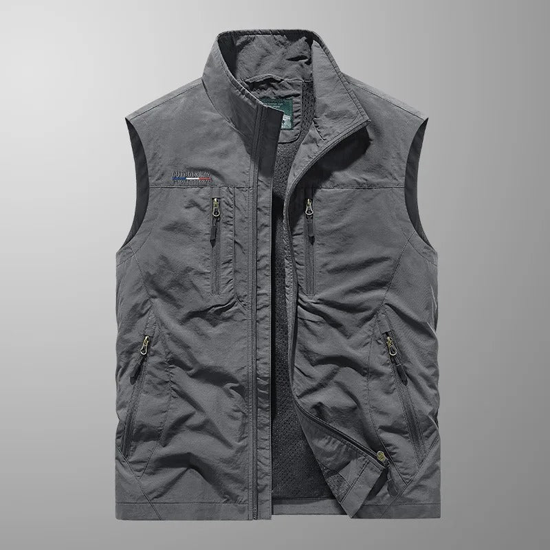 PHILIP™ | Gilet à fermeture éclair en nylon pour homme