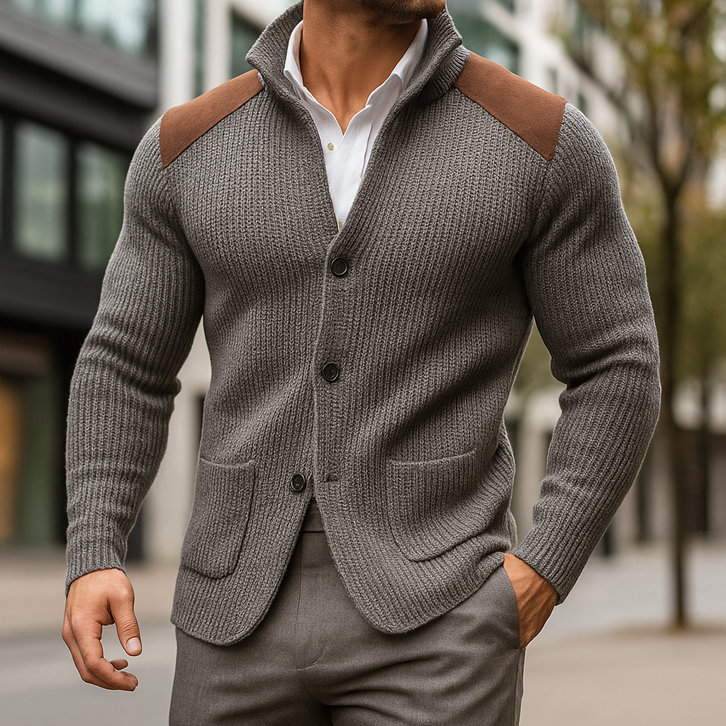 PHILIP | BLAZER EN MAILLE TEXTURÉE