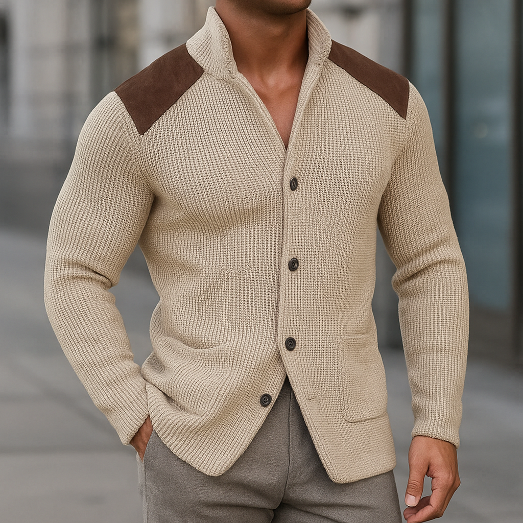 PHILIP | BLAZER EN MAILLE TEXTURÉE POUR HOMMES