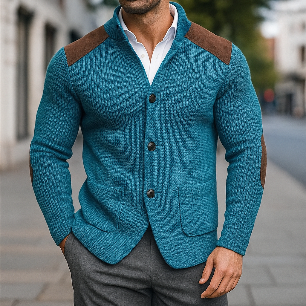 PHILIP | BLAZER EN MAILLE TEXTURÉE POUR HOMMES