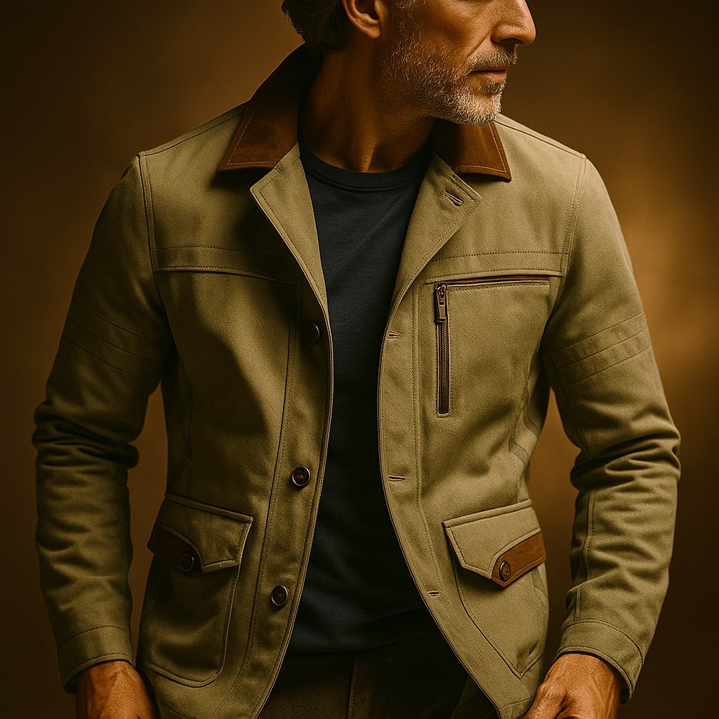 PHILIP | VESTE DE TERRAIN EN SERGÉ