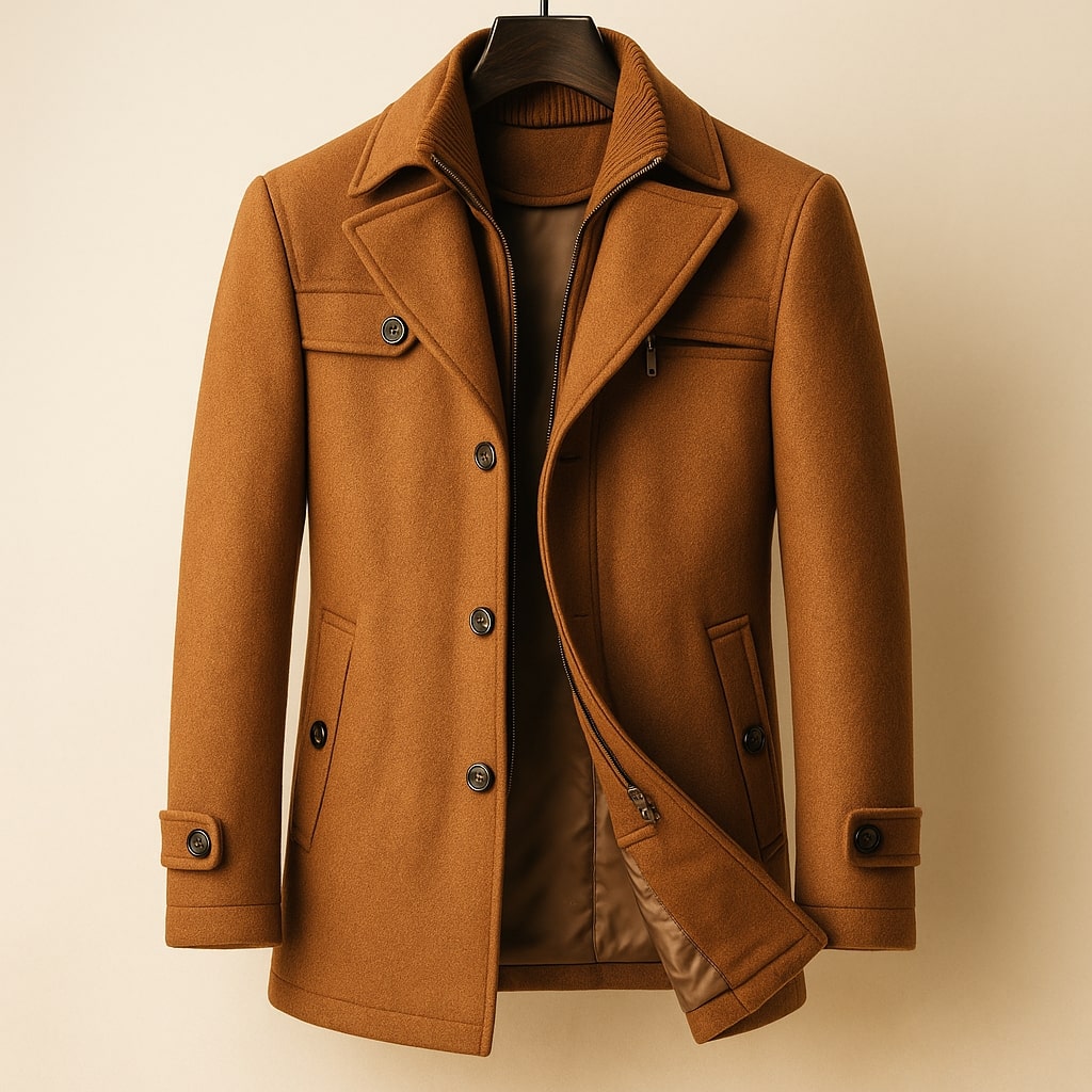 PHILIP | MANTEAU EN LAINE LONGUE POUR HOMMES