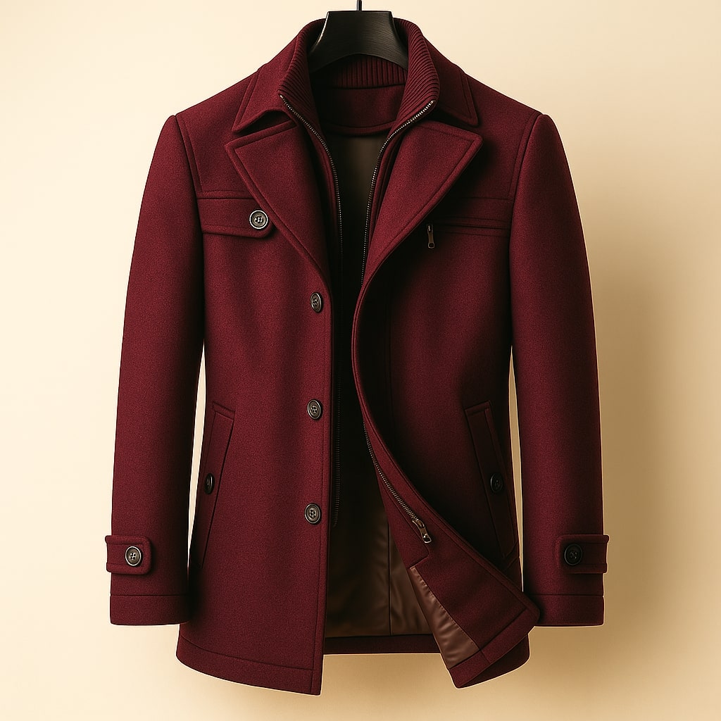 PHILIP | MANTEAU EN LAINE LONGUE POUR HOMMES