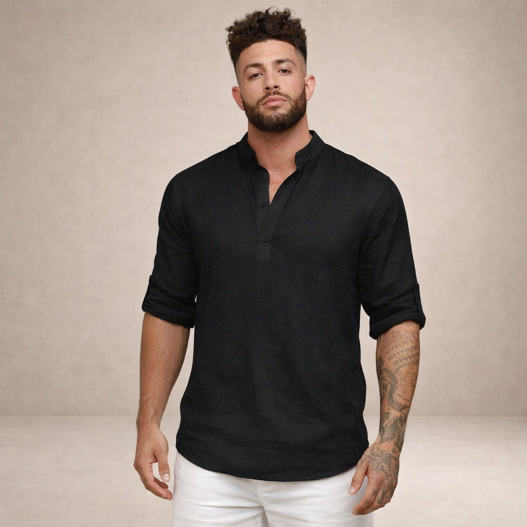 PHILIP™ | Chemise à col montant
