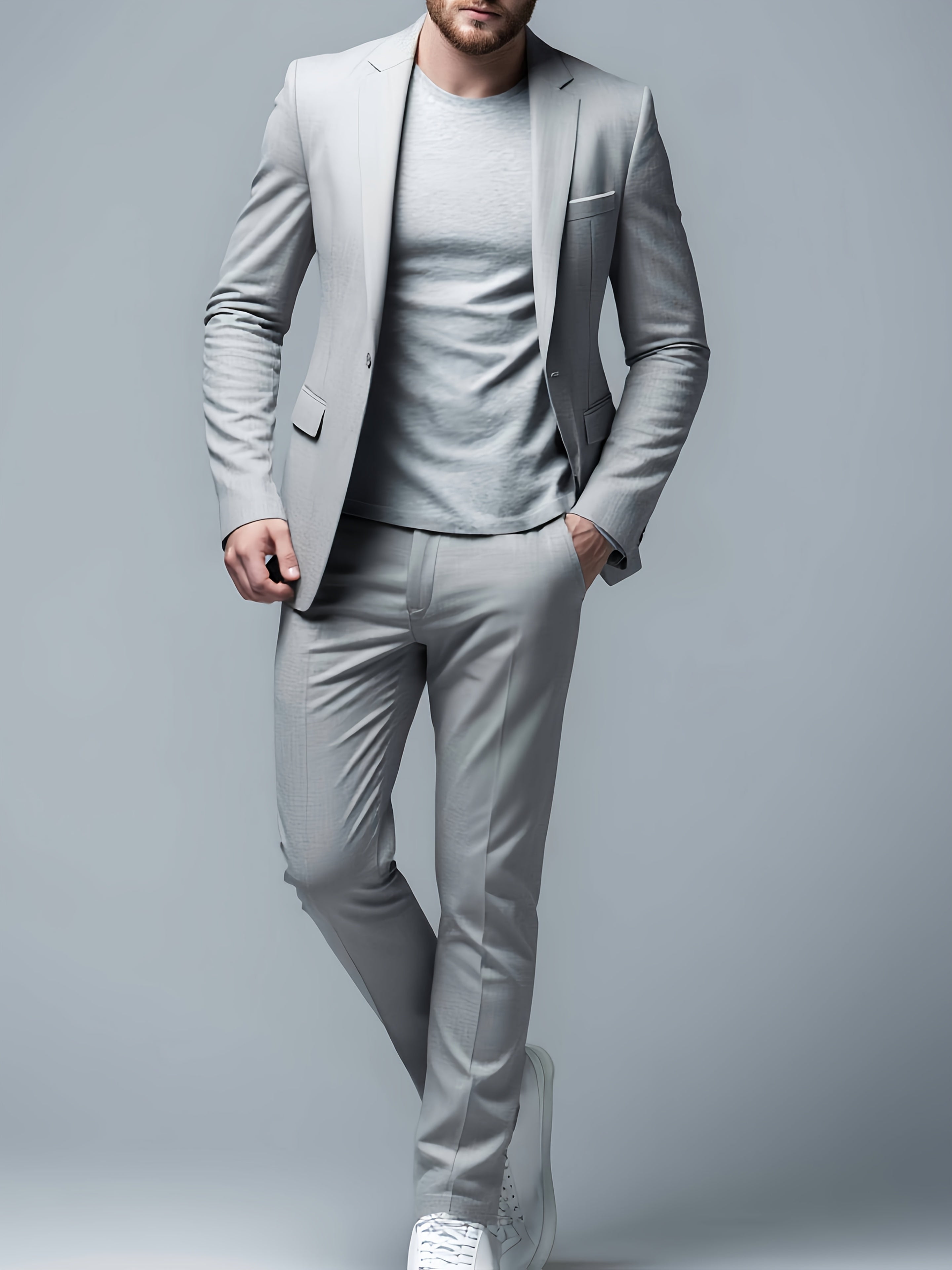 PHILIP™ | Costume extensible à deux boutons pour homme