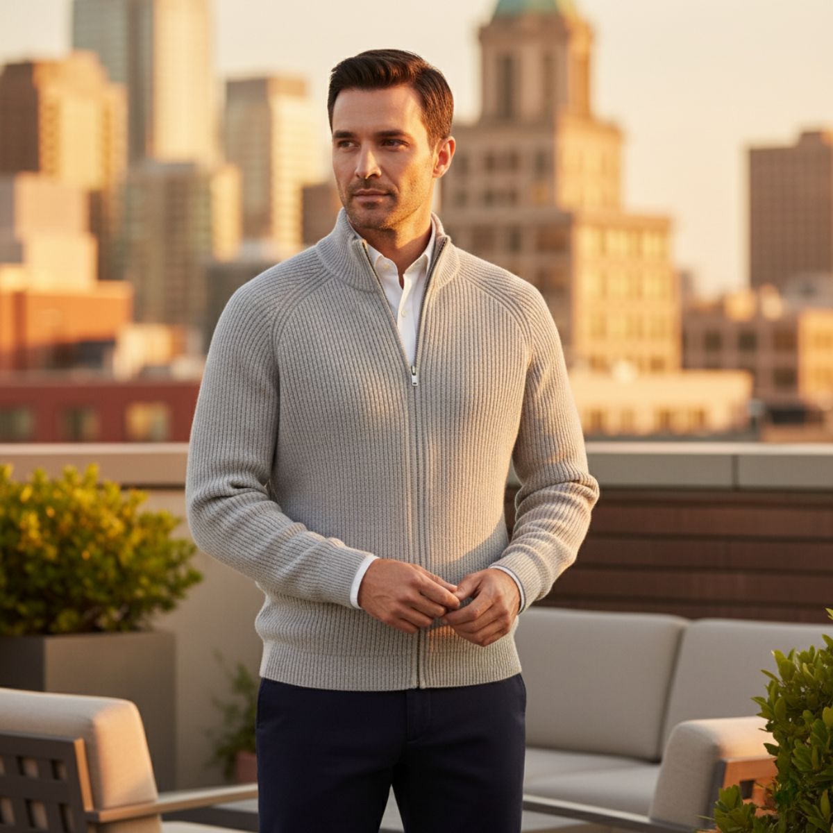 PHILIP™ | Tricot zippé