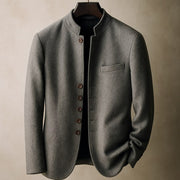 PHILIP | VESTE EN LAINE À COL DROIT