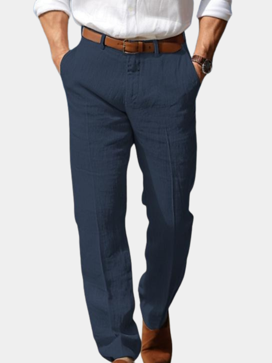 PHILIP | PANTALONS EN LIN DE HAUTE QUALITÉ