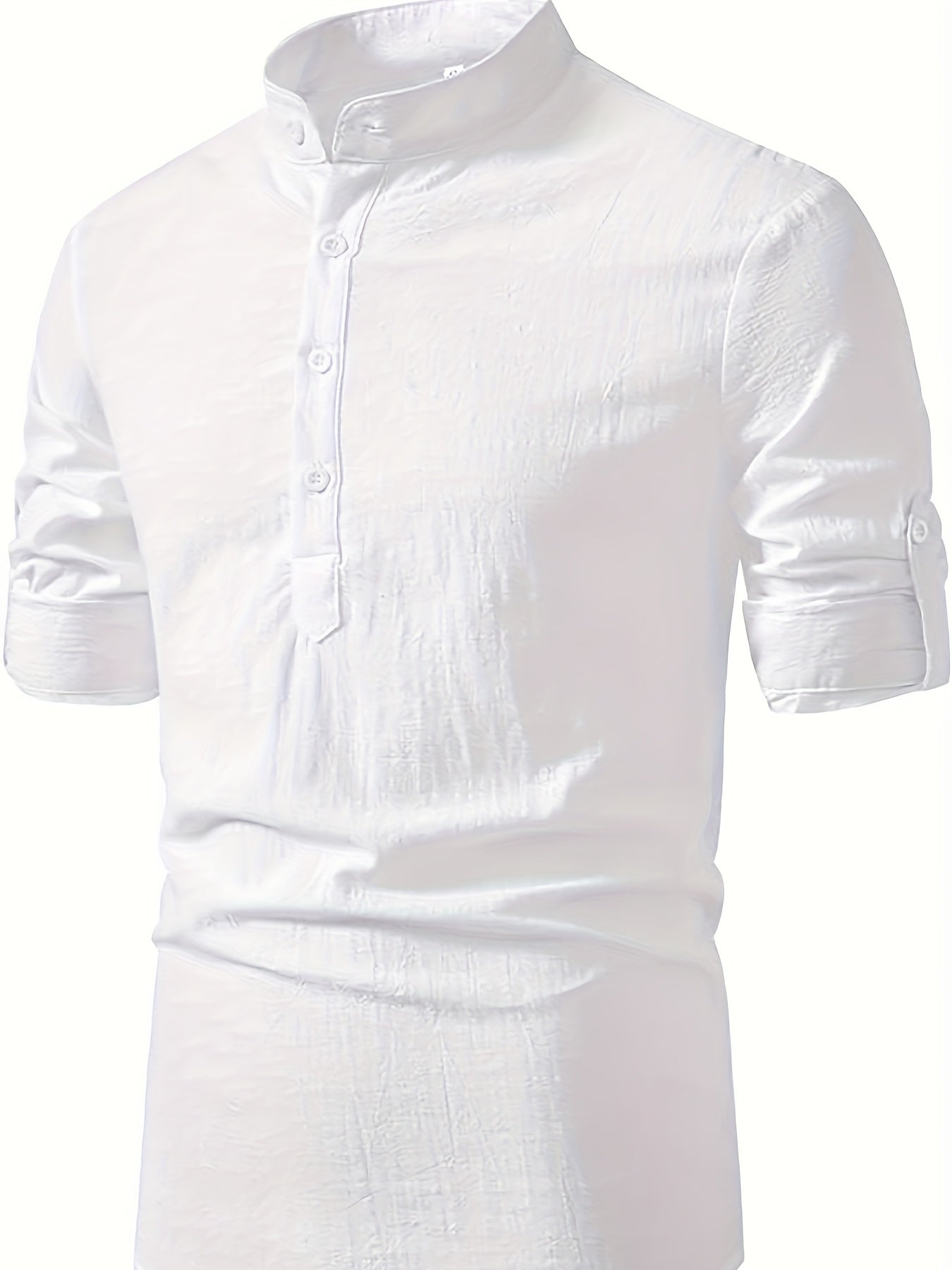 PHILIP™ | Chemise popover en coton et lin pour homme