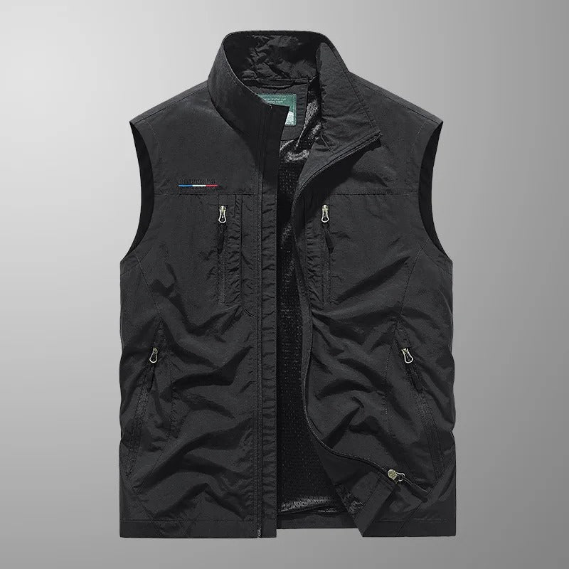 PHILIP™ | Gilet à fermeture éclair en nylon pour homme