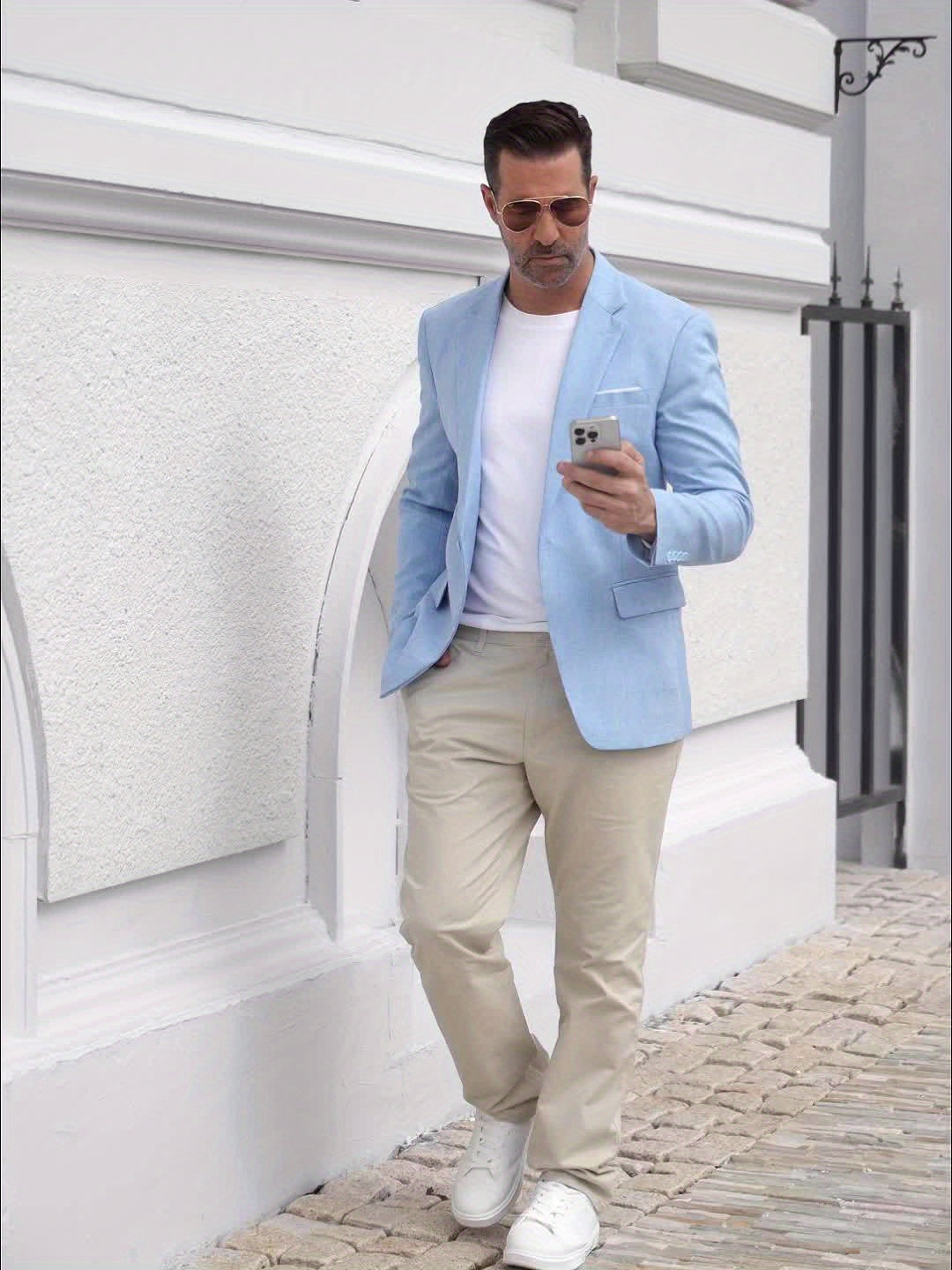 PHILIP™ | Blazer en coton à un bouton pour homme