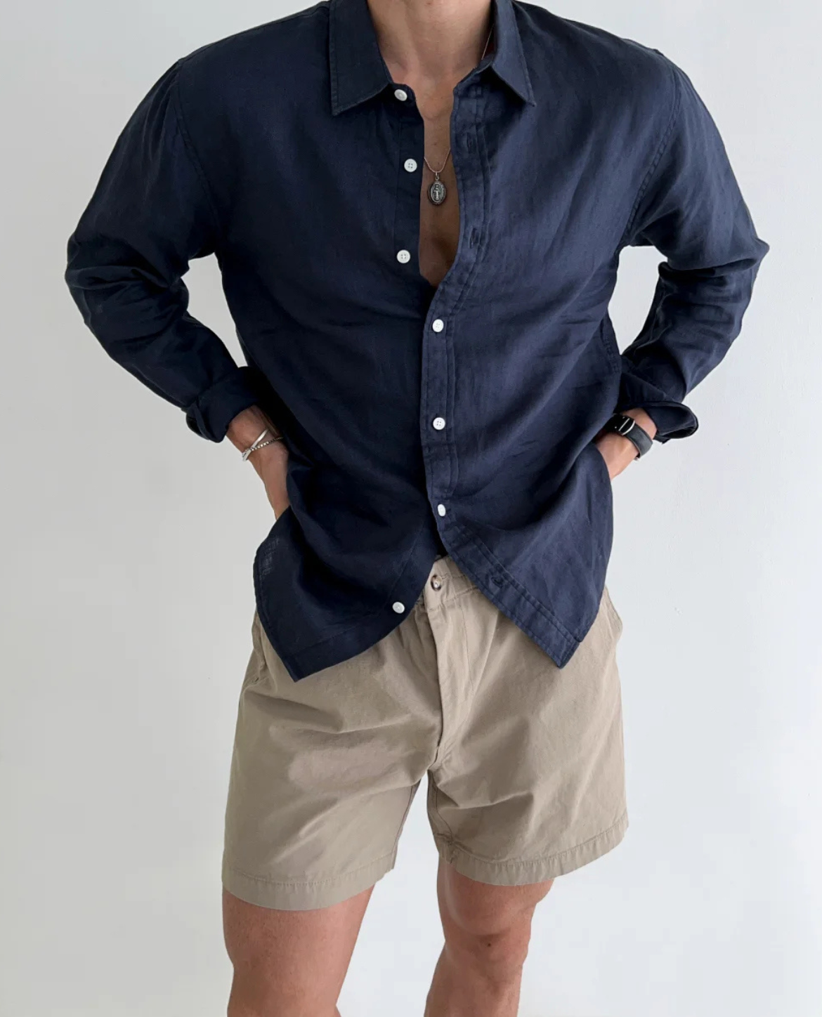 PHILIP™ | Chemise en lin Santorini pour homme