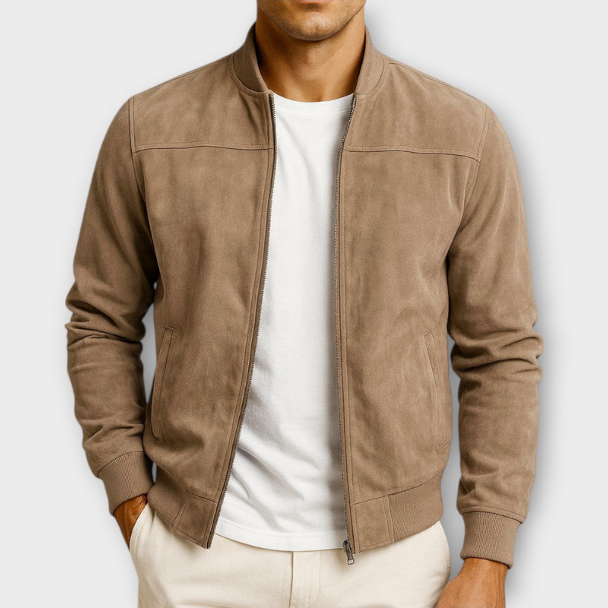 PHILIP | VESTE BOMBER EN DAIM