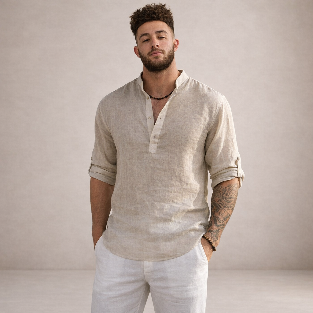 PHILIP™ | Chemise à col montant
