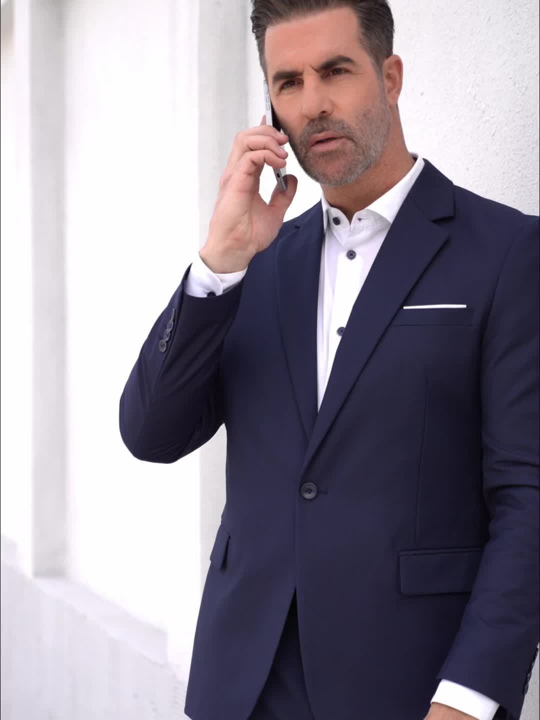PHILIP™ | Costume extensible à deux boutons pour homme