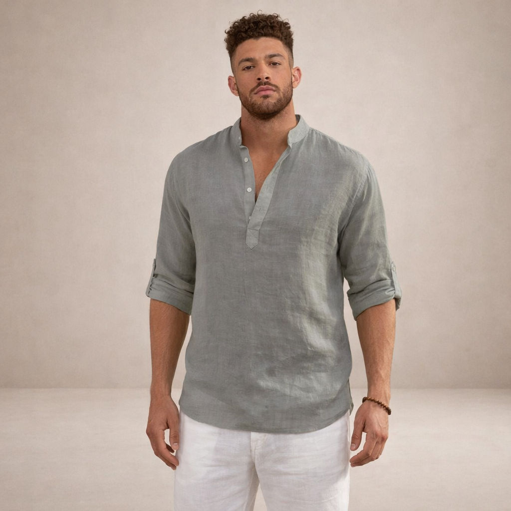 PHILIP™ | Chemise à col montant
