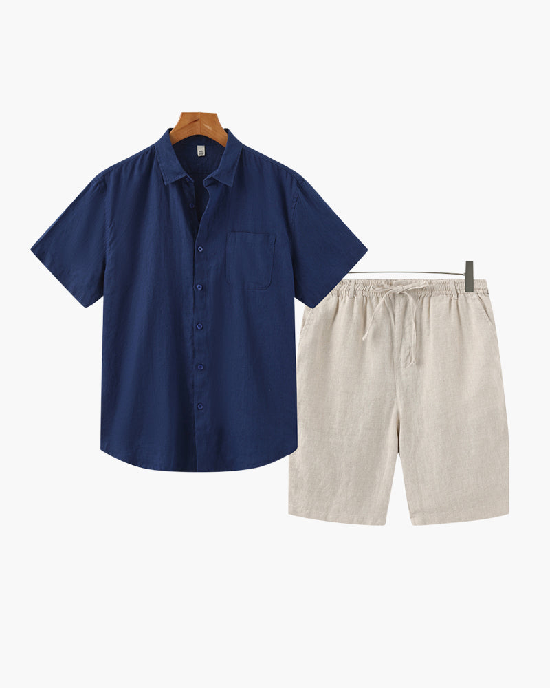 PHILIP | ENSEMBLE EN LIN (SHORTS)