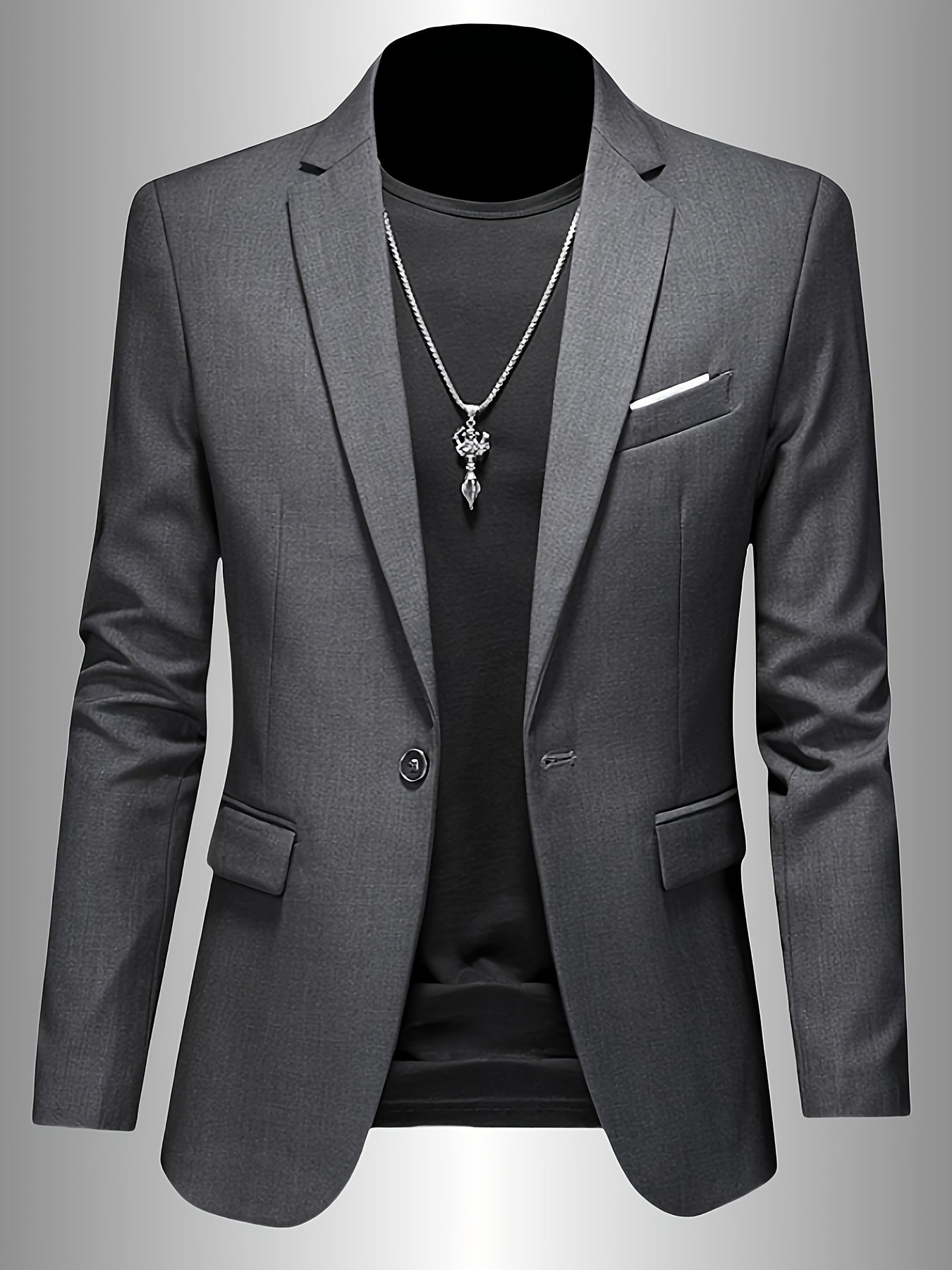 PHILIP™ | Blazer tissé coupe skinny pour homme