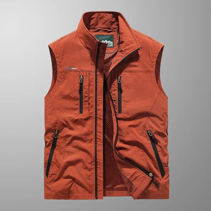 PHILIP™ | Gilet à fermeture éclair en nylon pour homme