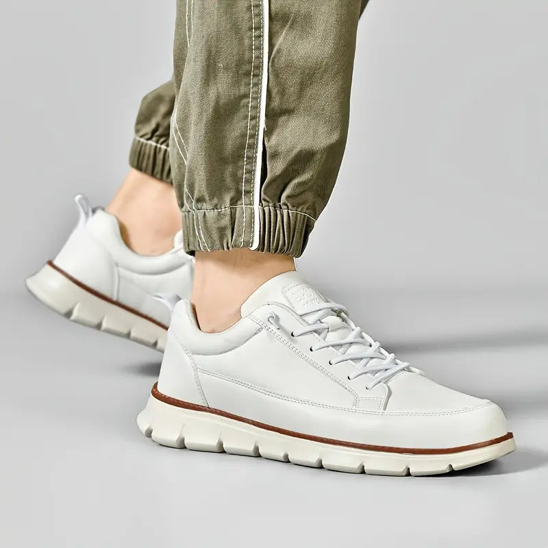 PHILIP™ | Baskets de marche en cuir rembourrées pour homme