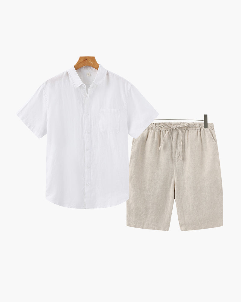 PHILIP | ENSEMBLE EN LIN (SHORTS)