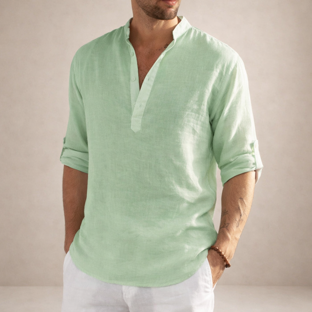 PHILIP™ | Chemise à col montant