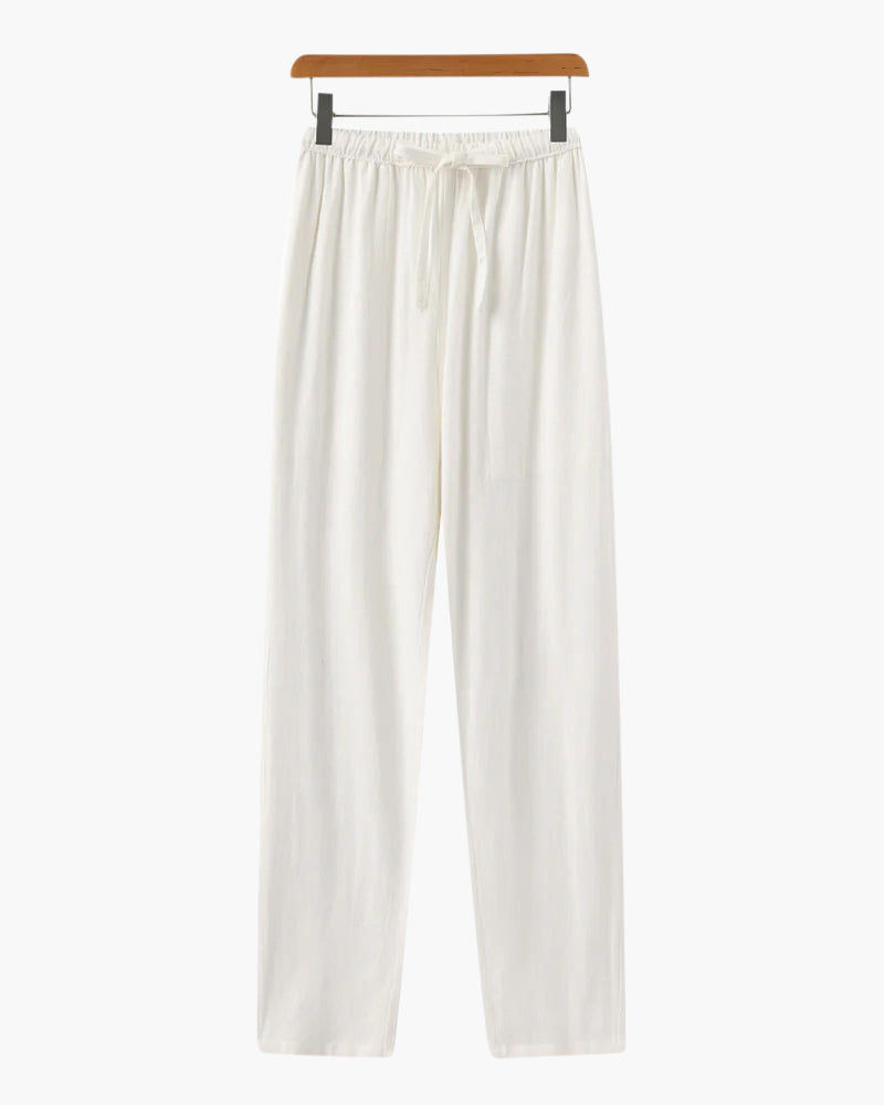 PHILIP | Pantalon en lin coupe ajustée