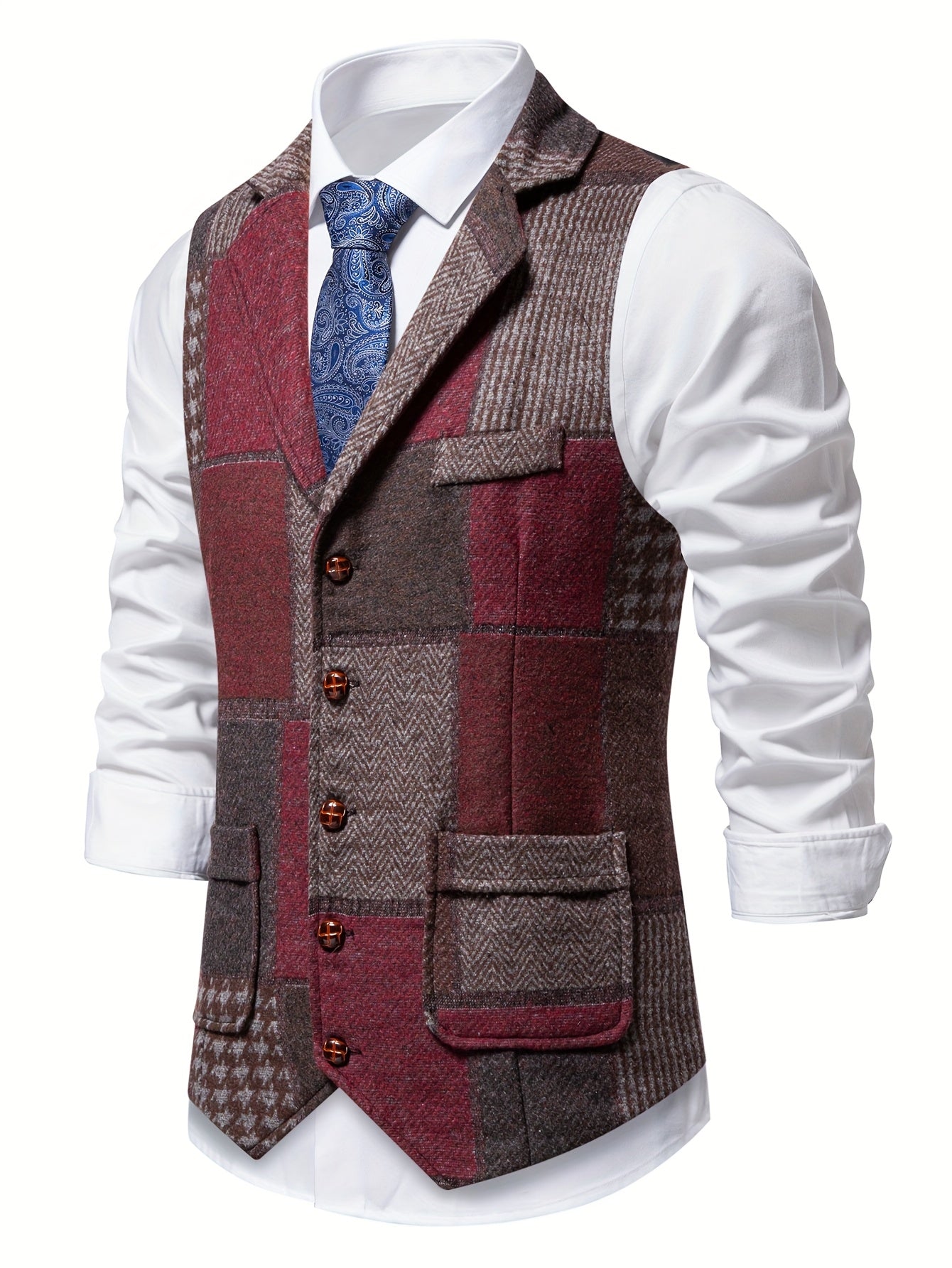 PHILIP | GILET DE TWEED CHIC POUR HOMMES