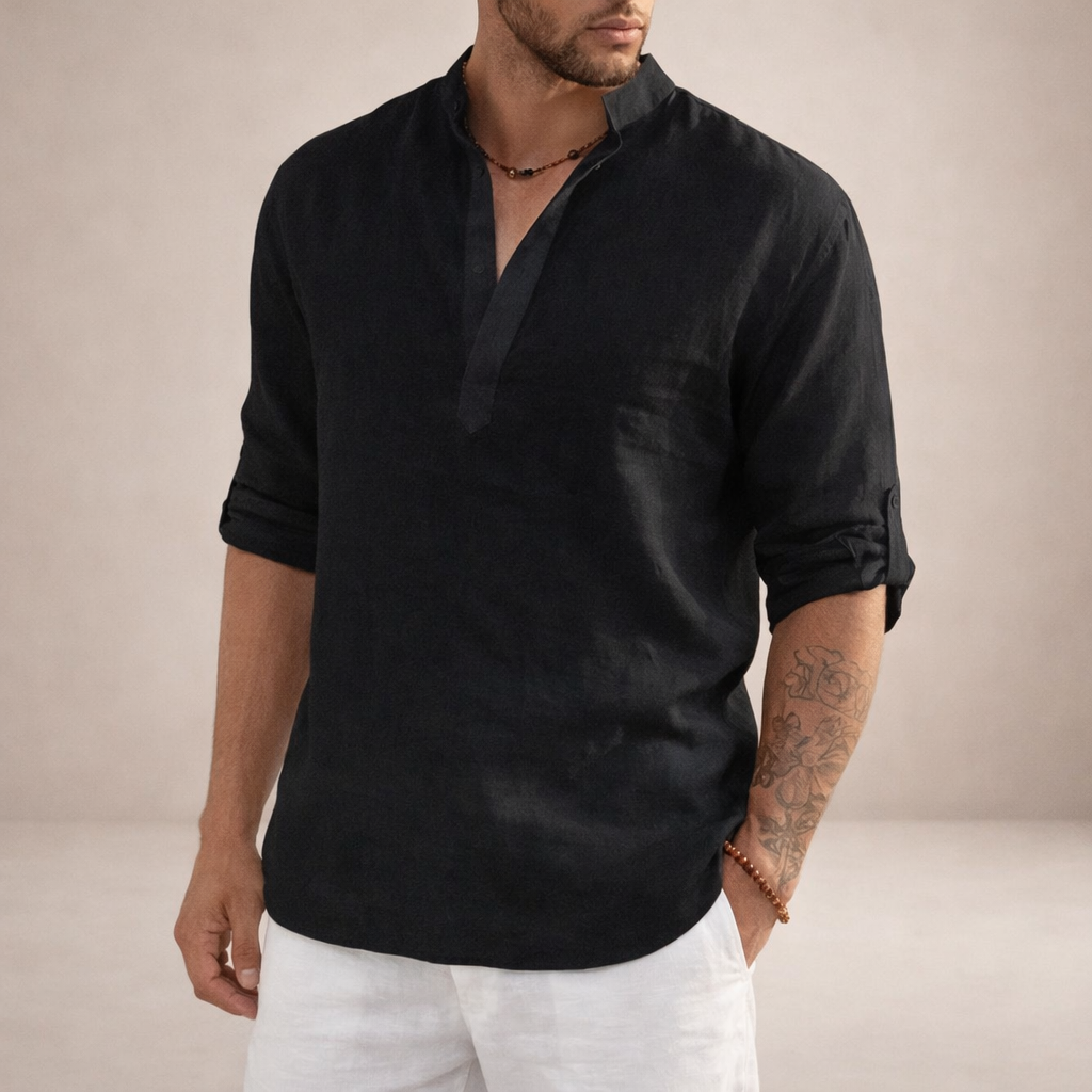 PHILIP™ | Chemise à col montant