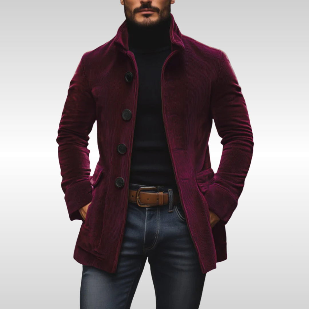 PHILIP | VESTE ÉLÉGANTE EN VELOURS COURRU