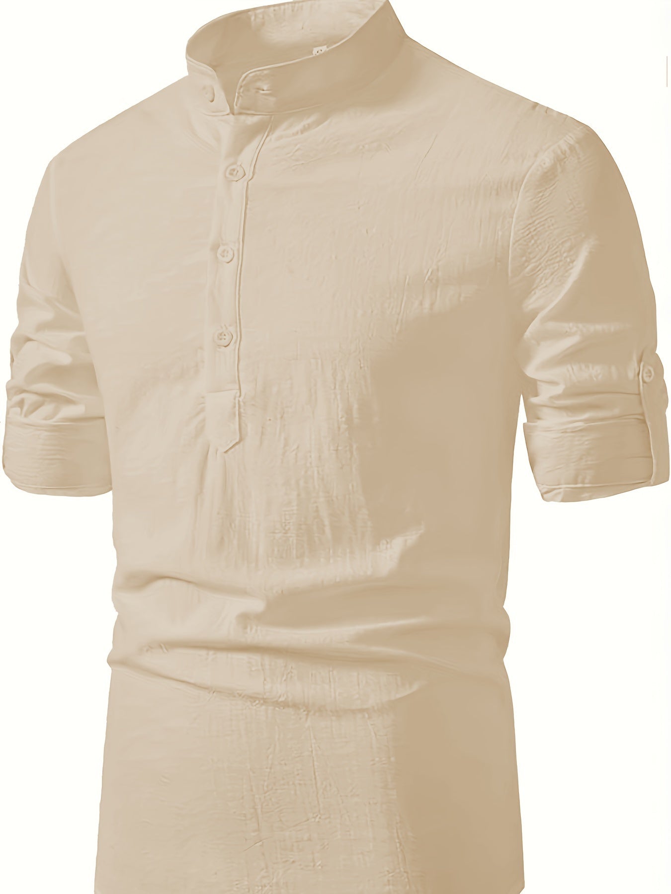 PHILIP™ | Chemise popover en coton et lin pour homme