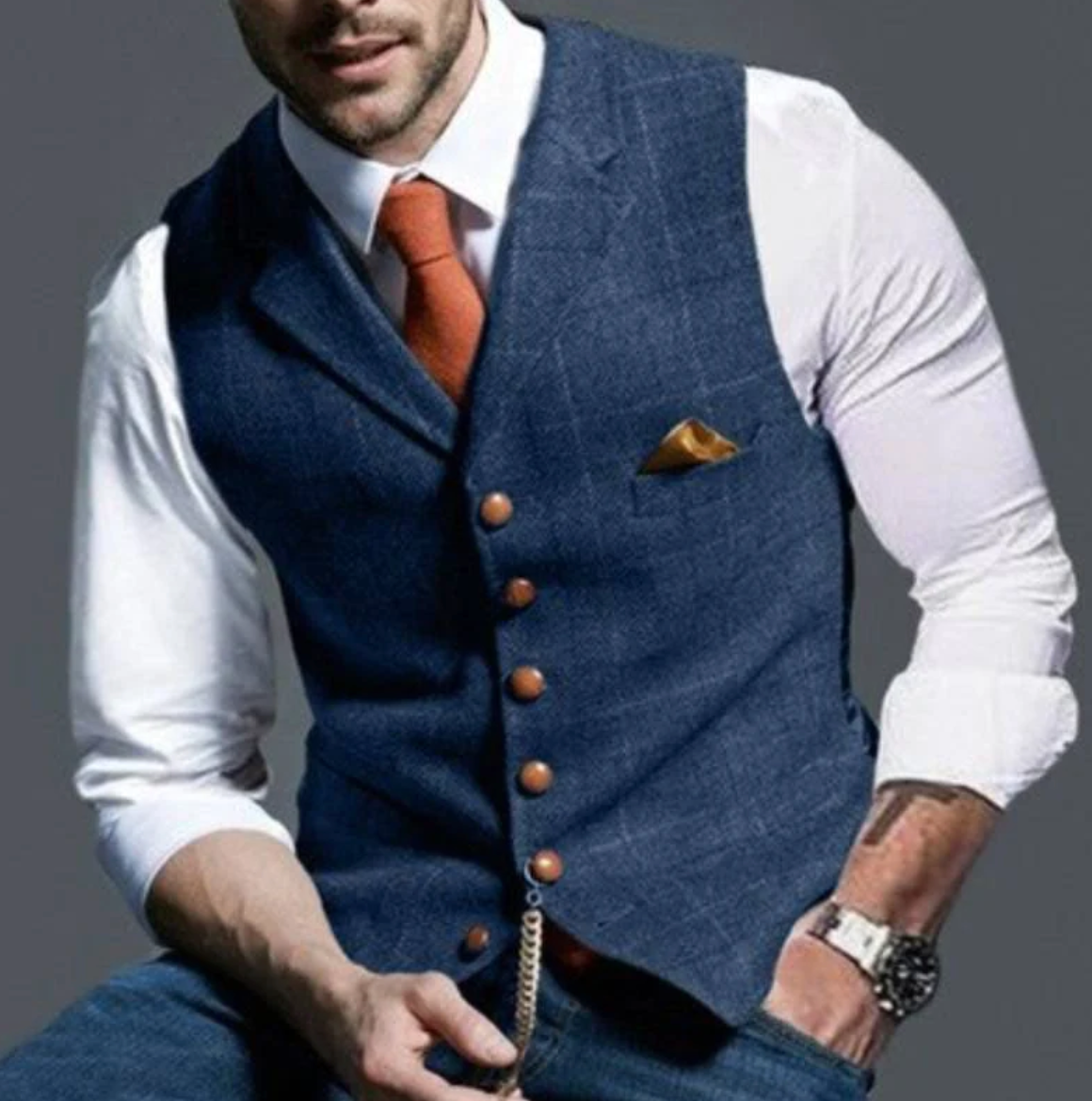 PHILIP A | GILET ÉLÉGANT POUR HOMME