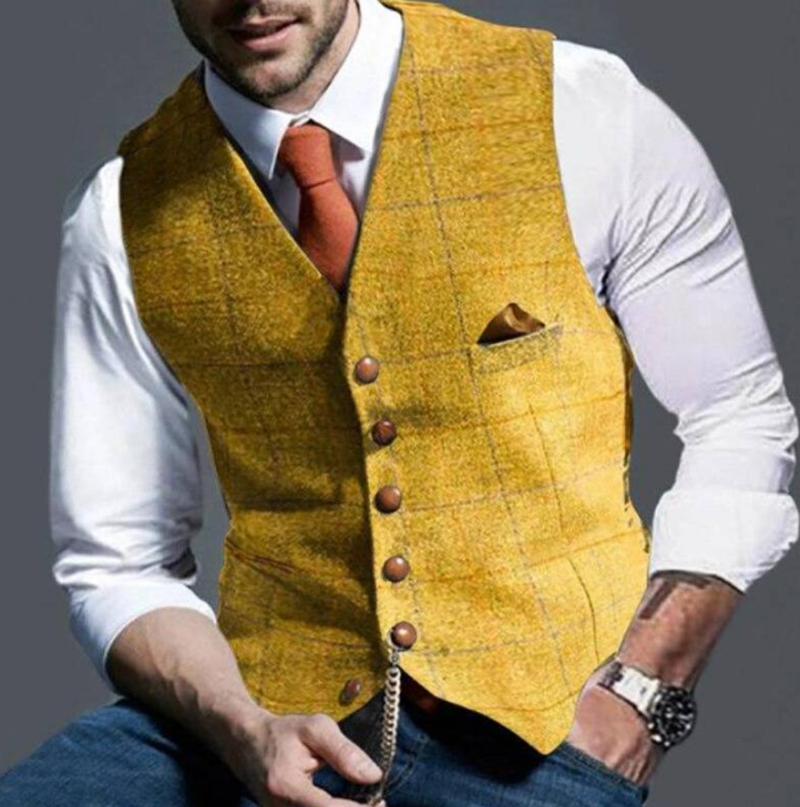 PHILIP A | GILET ÉLÉGANT POUR HOMME