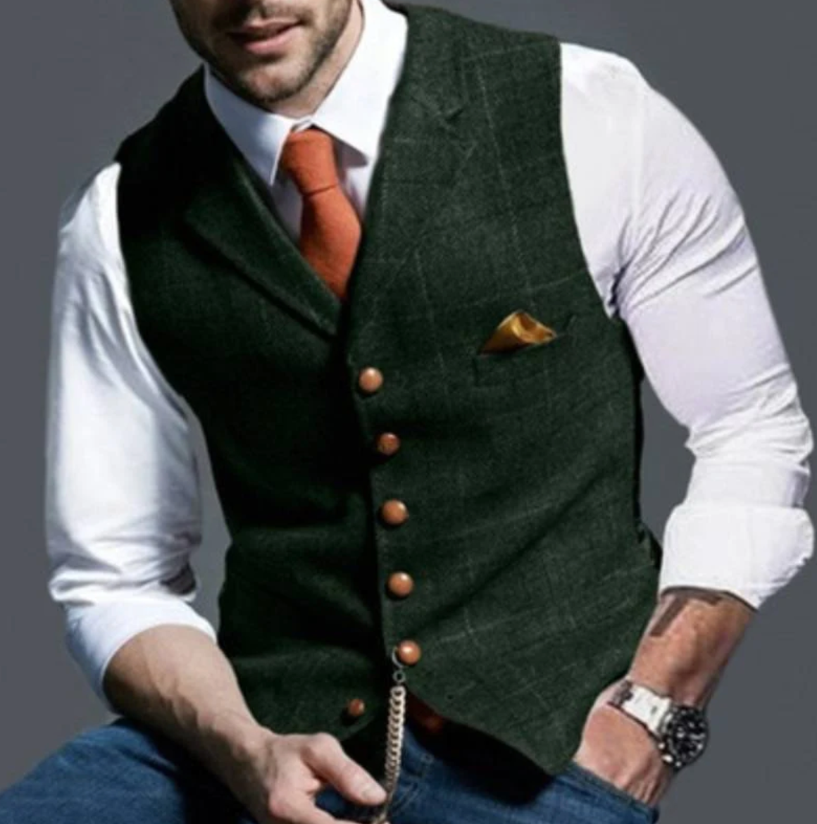 PHILIP A | GILET ÉLÉGANT POUR HOMME