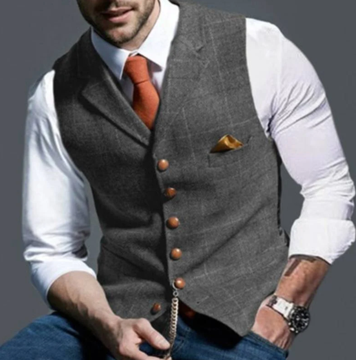 PHILIP A | GILET ÉLÉGANT POUR HOMME