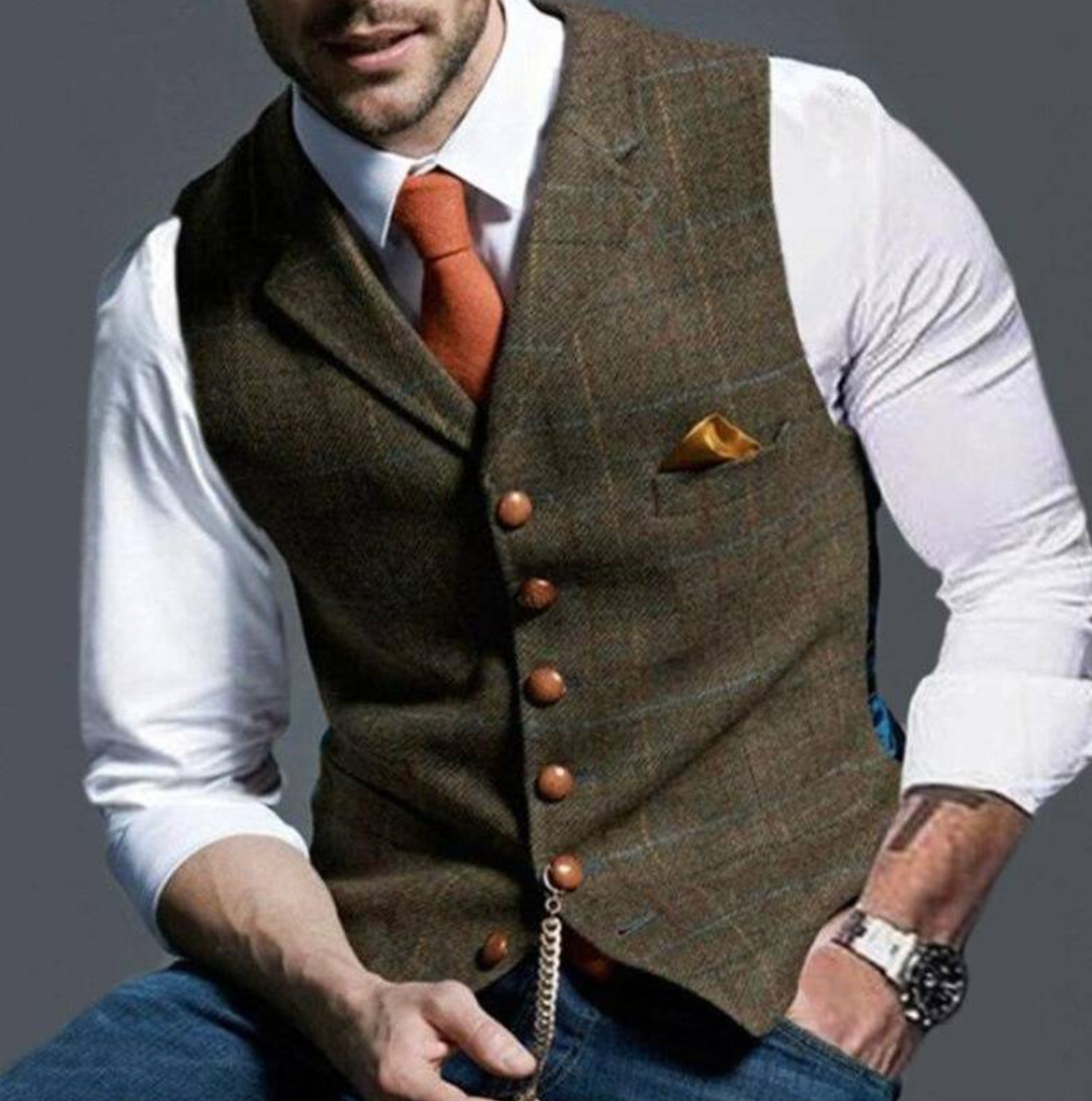 PHILIP A | GILET ÉLÉGANT POUR HOMME